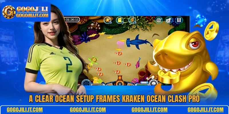 A clear ocean setup frames Kraken Ocean Clash Pro