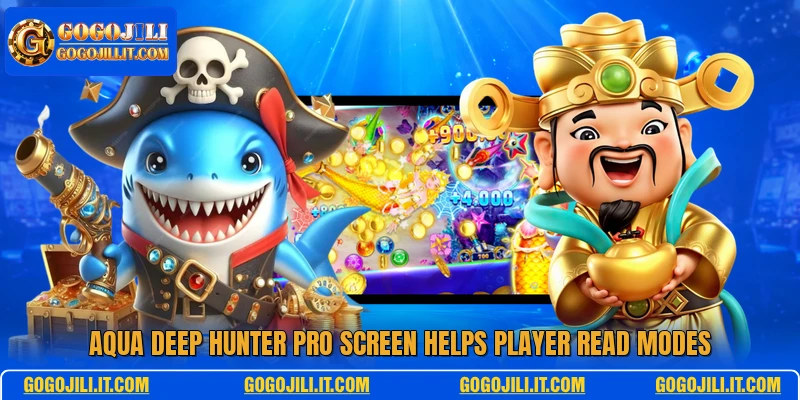 Aqua Deep Hunter Pro screen helps player read modes