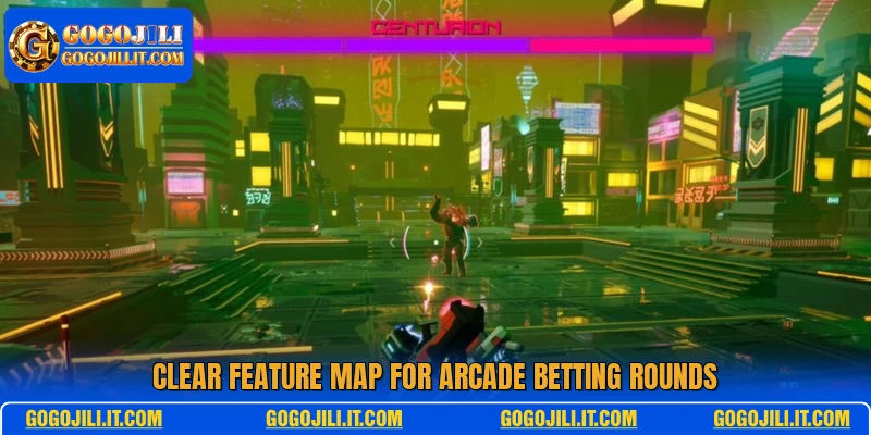 Clear feature map for arcade betting rounds