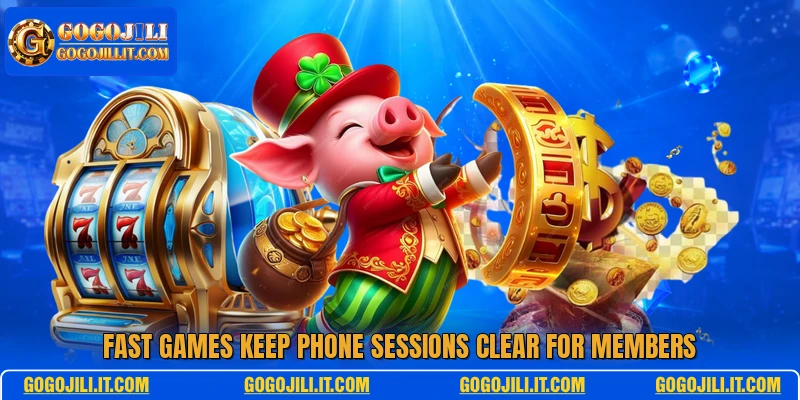 Fast games keep phone sessions clear for members