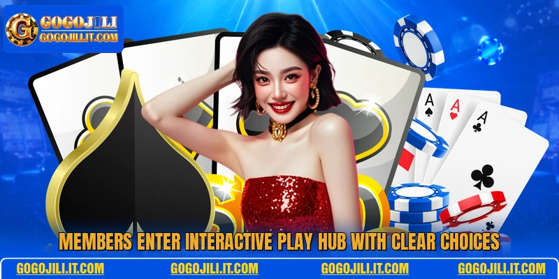 Members enter Interactive Play Hub with clear choices