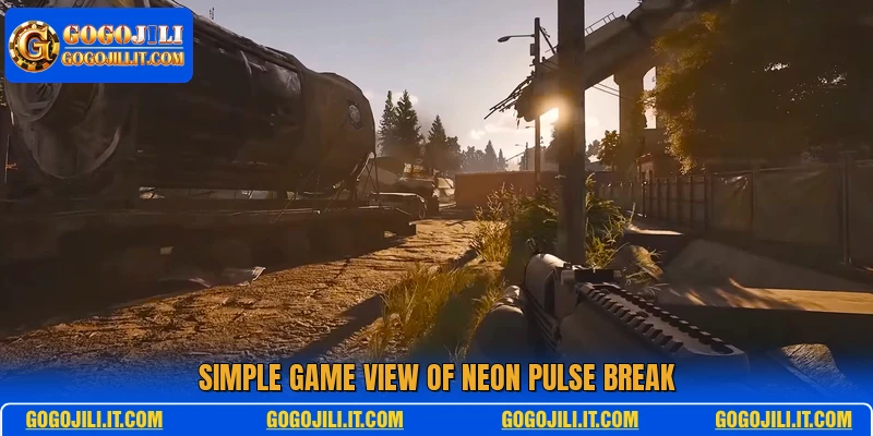 Simple game view of Neon Pulse Break