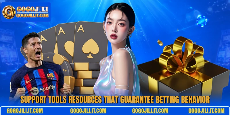 Support tools resources that guarantee betting behavior